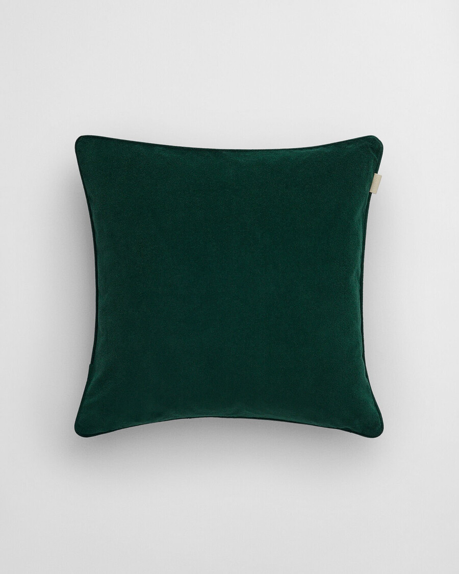 poduszka aksamitna - tartan green