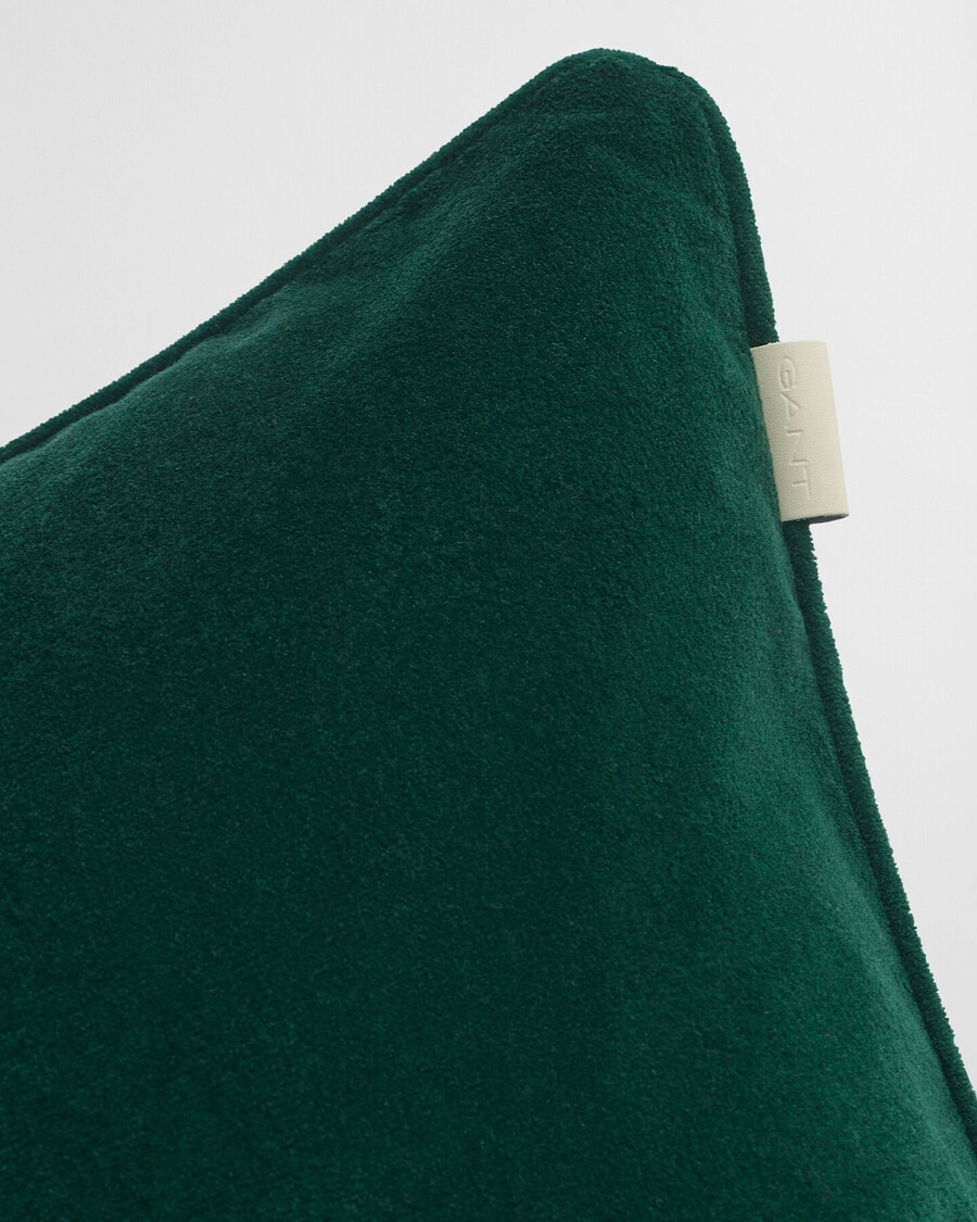 poduszka aksamitna - tartan green