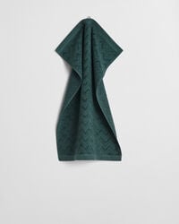 ręcznik Żakardowy w jodełkę 50x70 - tartan green