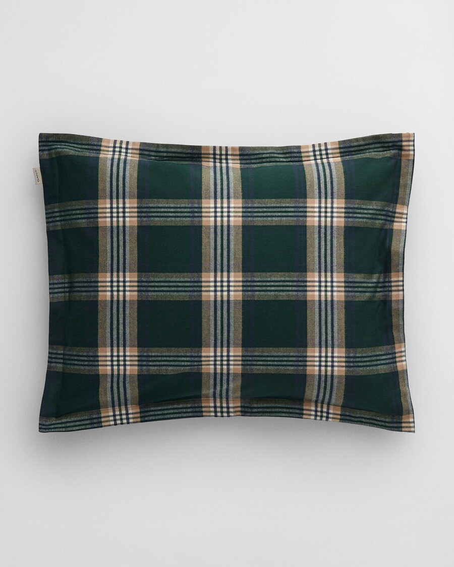 poszewka na poduszkę holiday flanell - tartan green