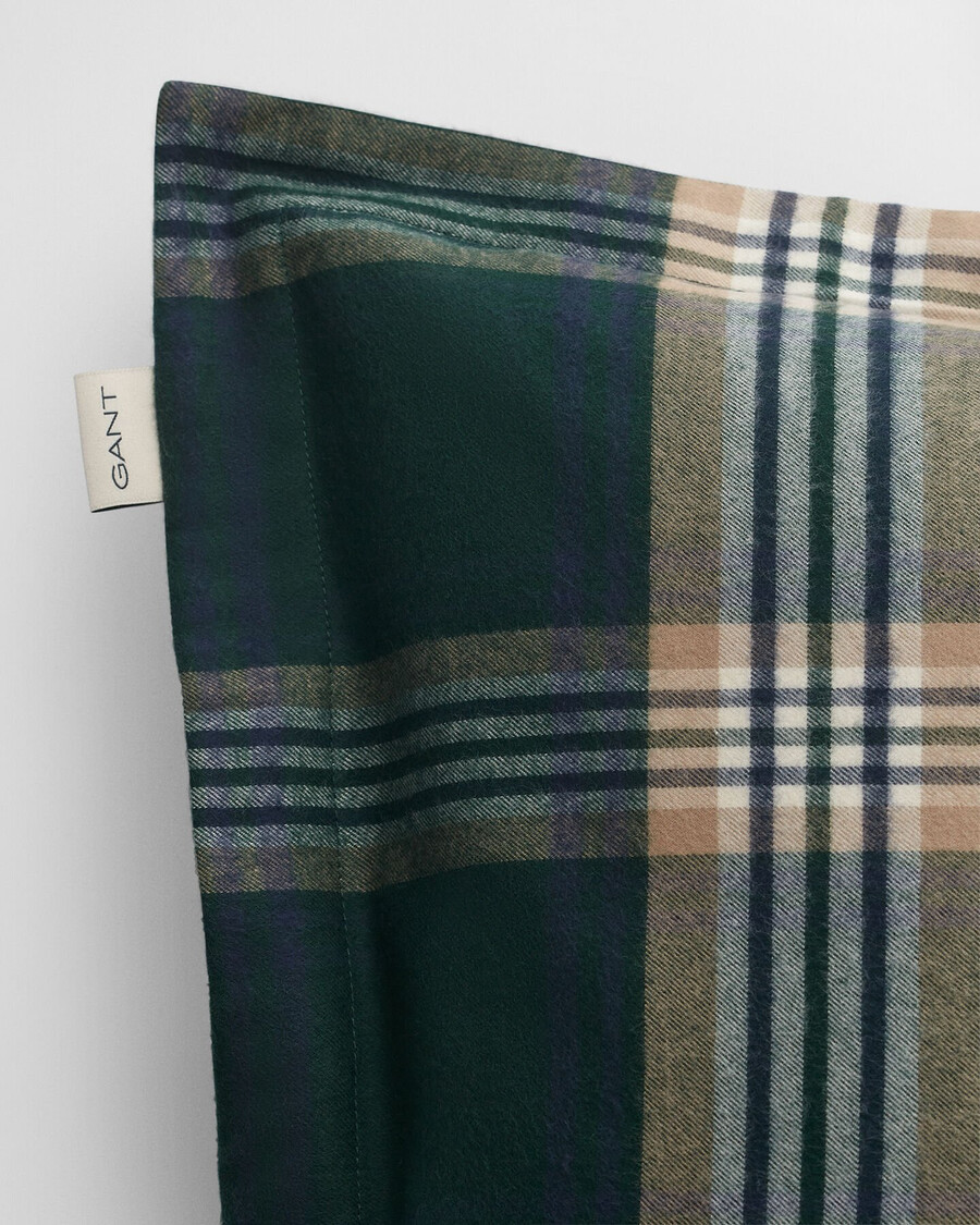 poszewka na poduszkę holiday flanell - tartan green