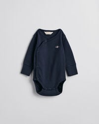 body baby shield z długim rękawem – wieczorowy błękit