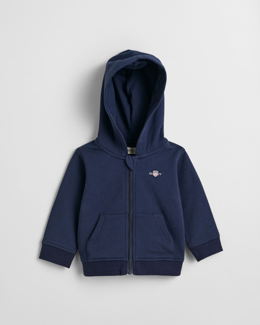 bluza z kapturem baby shield zip hoodie – marine