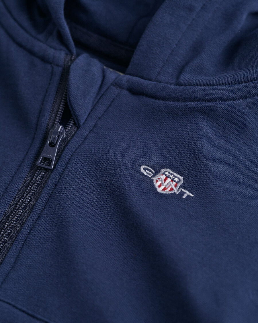 bluza z kapturem baby shield zip hoodie – marine