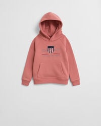 bluza z kapturem kids archive shield – faded brick