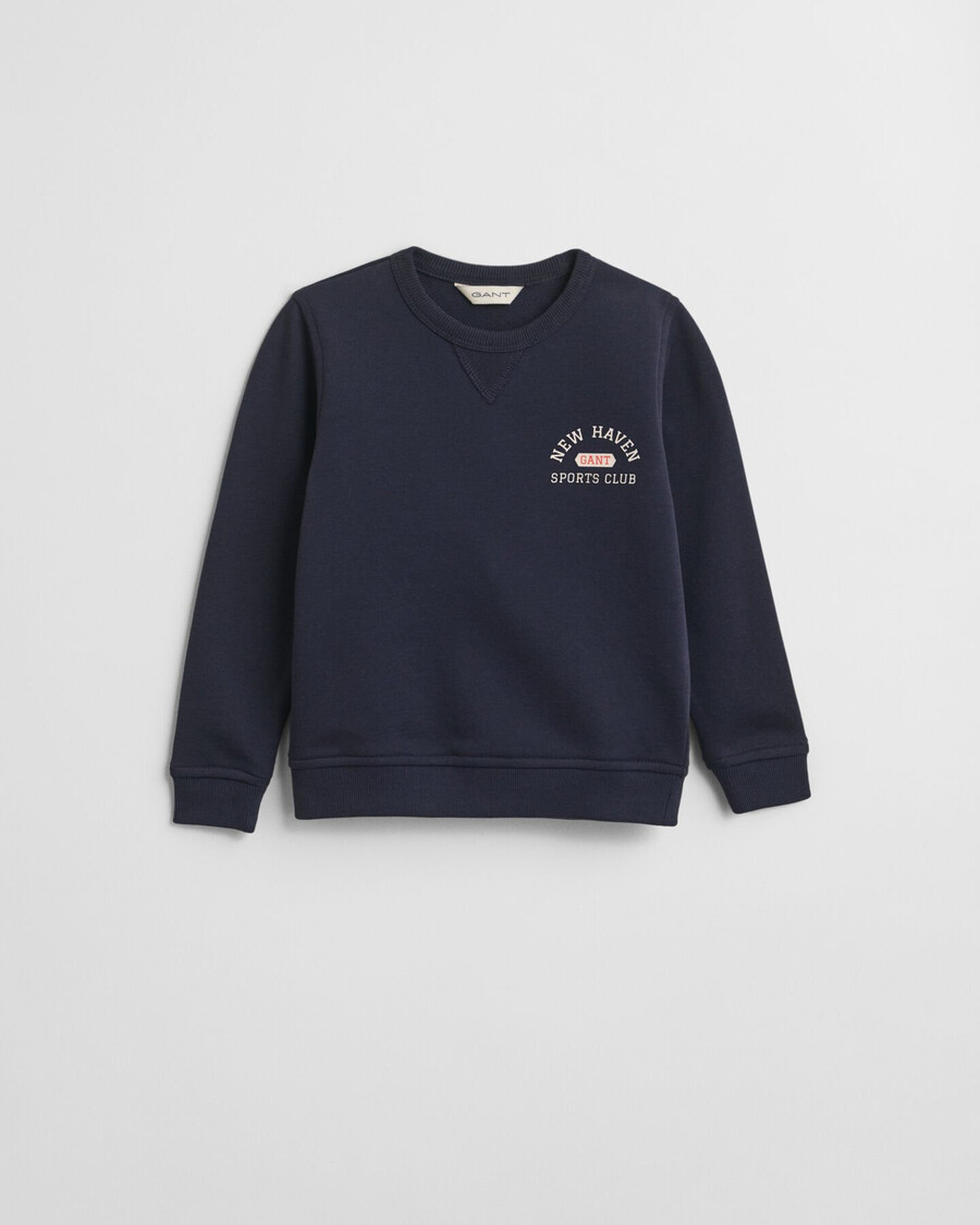 dziecięca bluza z okrągłym dekoltem nh graphic – wieczorowy błękit