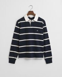 teens shield striped rugger - wieczorny błękit