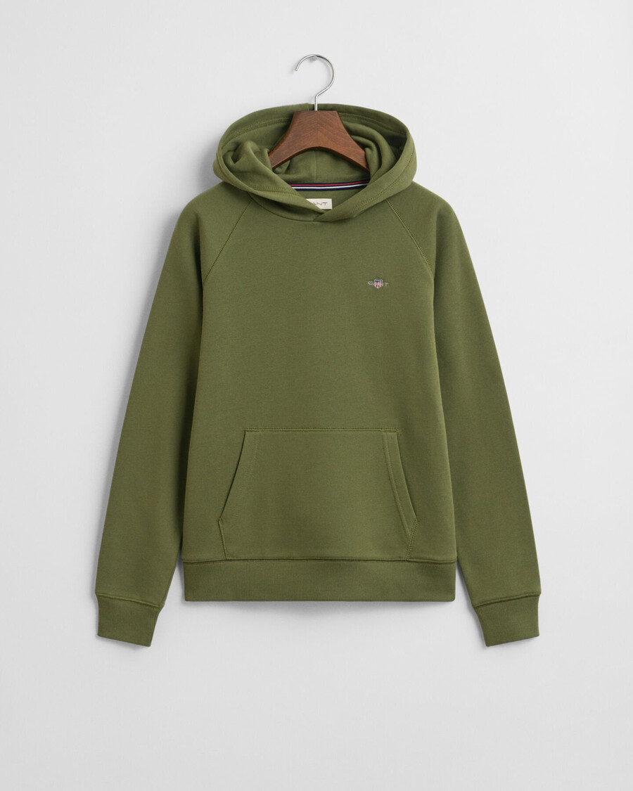 bluza z kapturem teens shield – oliwkowa zieleń