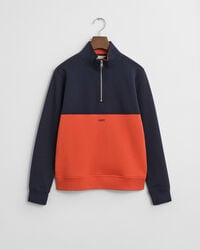 bluza młodzieżowa blocked halfzip – wieczorowy błękit