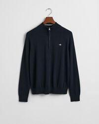 sweter teens shield cotton halfzip – wieczorowy niebieski