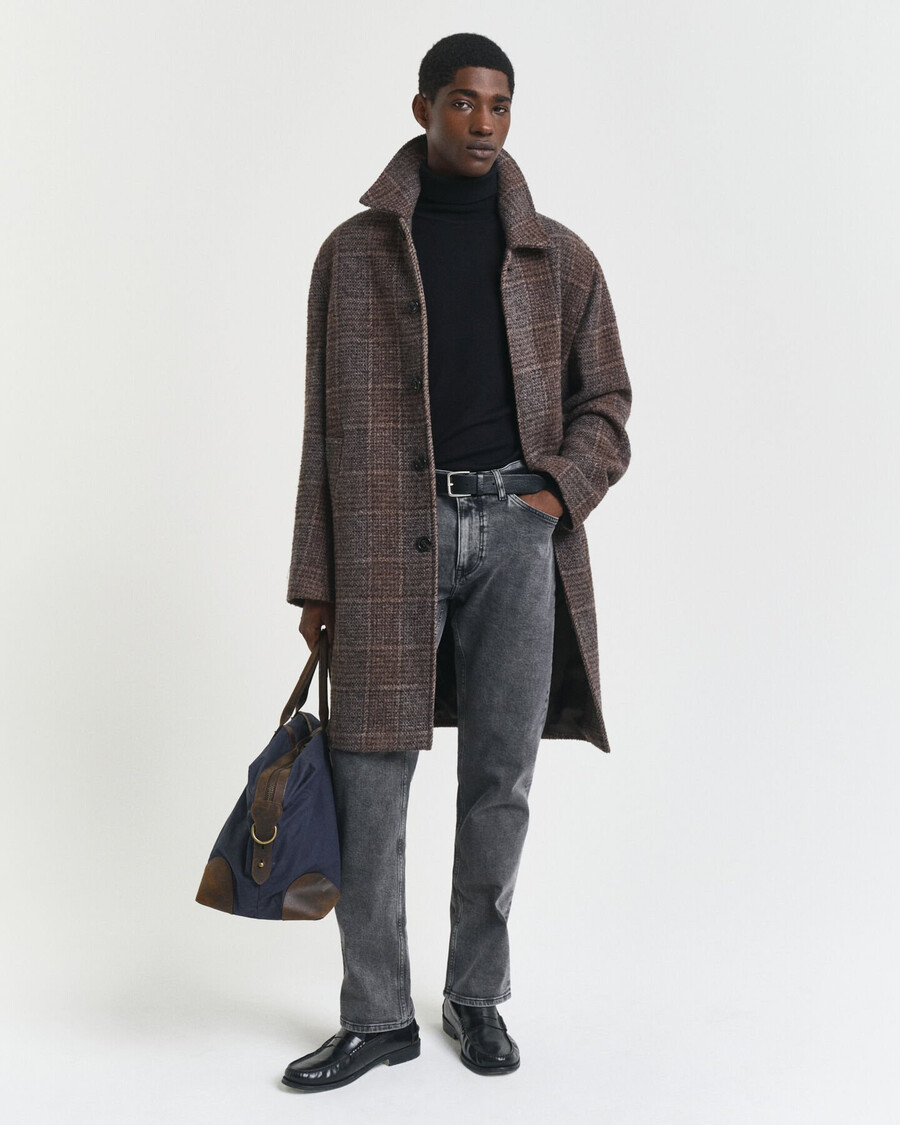 jeansy regular fit black wash – czarne