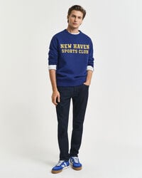 jeansy slim fit - ciemnoniebieskie