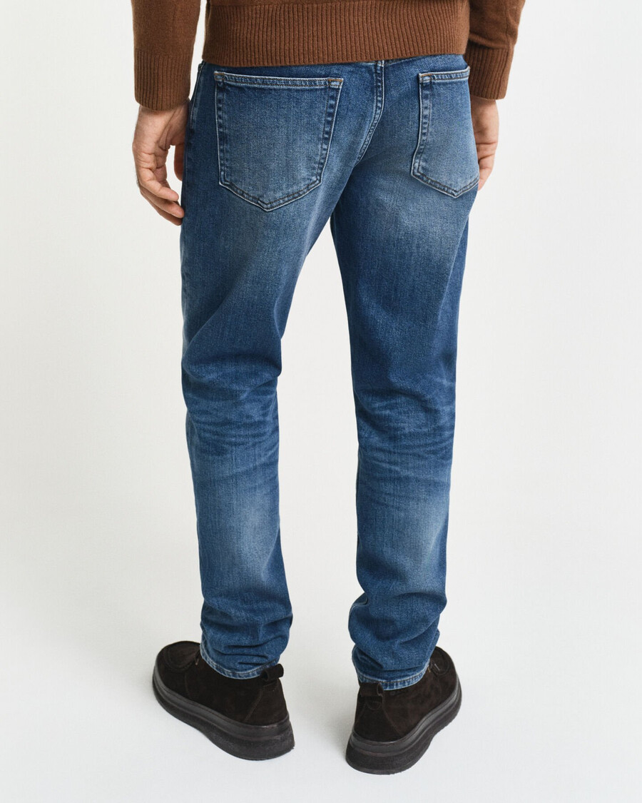 jeansy slim fit - mid blue vintage