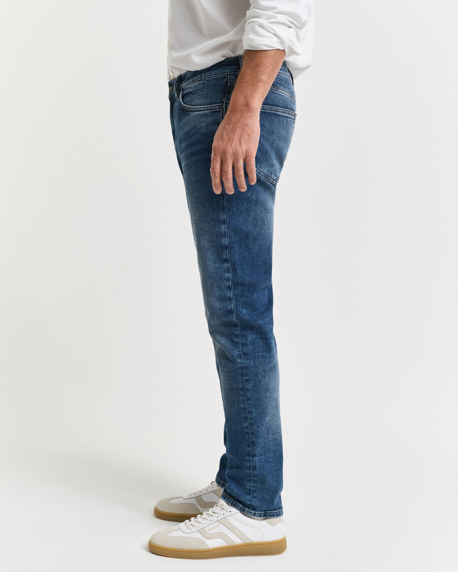 jeansy slim fit - mid blue vintage