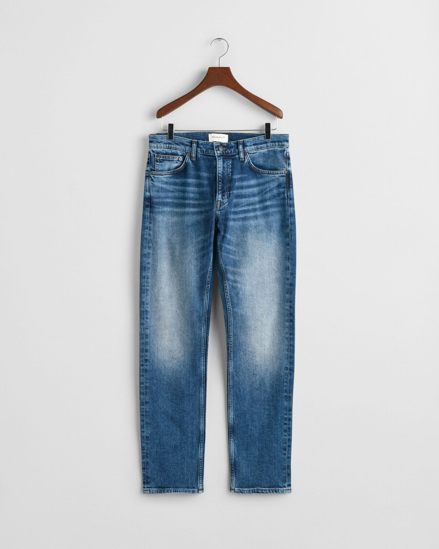 jeansy slim fit - mid blue vintage