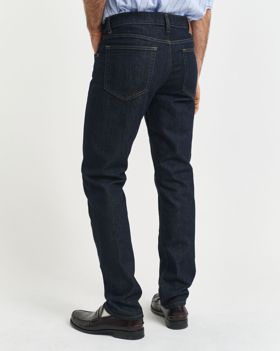 jeansy regular fit - ciemnoniebieskie