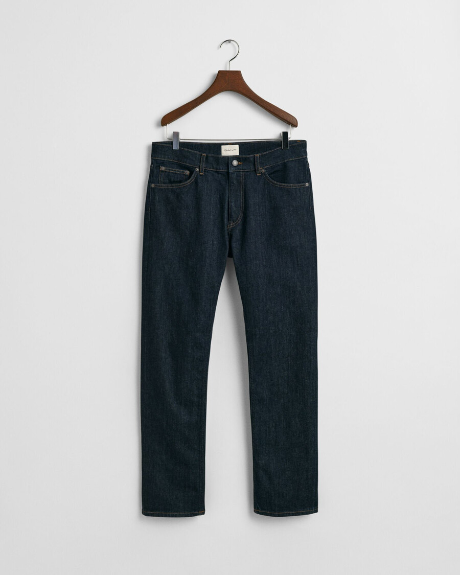 jeansy regular fit - ciemnoniebieskie