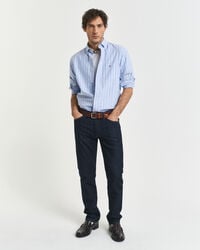 jeansy regular fit - ciemnoniebieskie