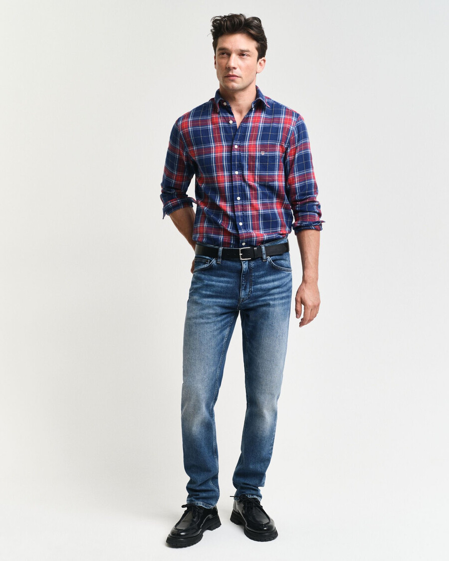 jeansy regular fit - mid blue vintage