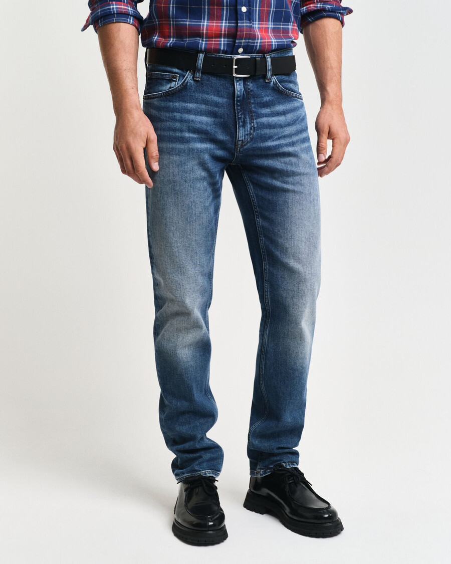 jeansy regular fit - mid blue vintage