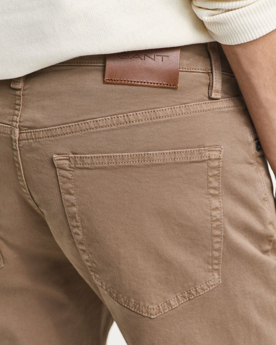 jeansy slim fit desert - desert brown