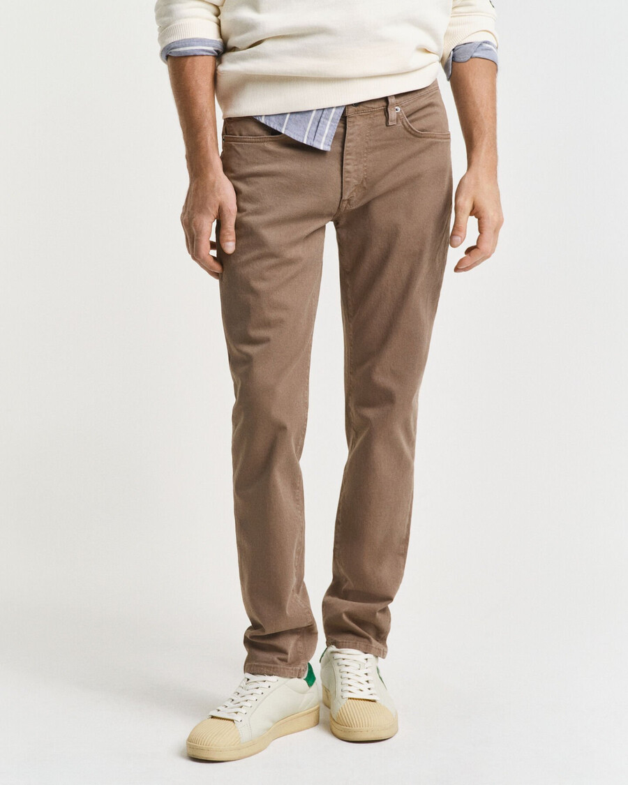 jeansy slim fit desert - desert brown