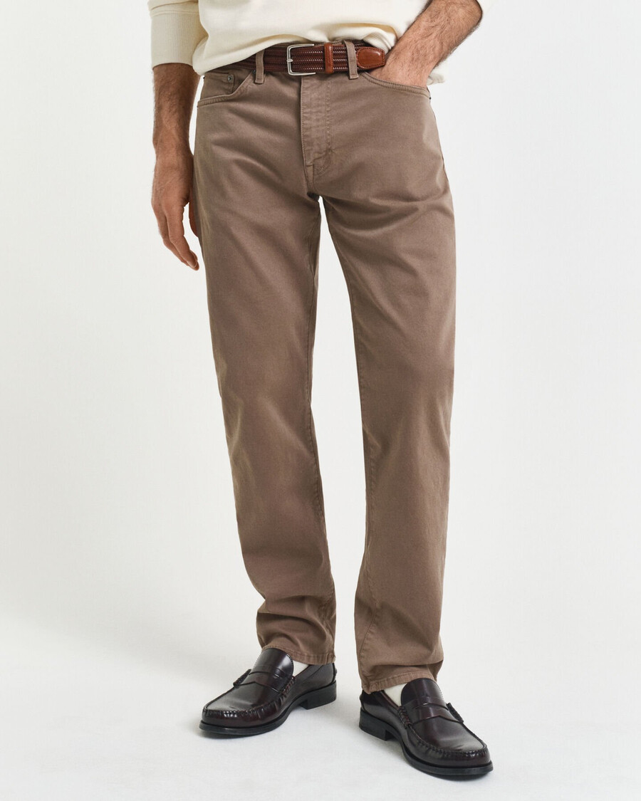 jeansy desert regular fit – pustynny brąz