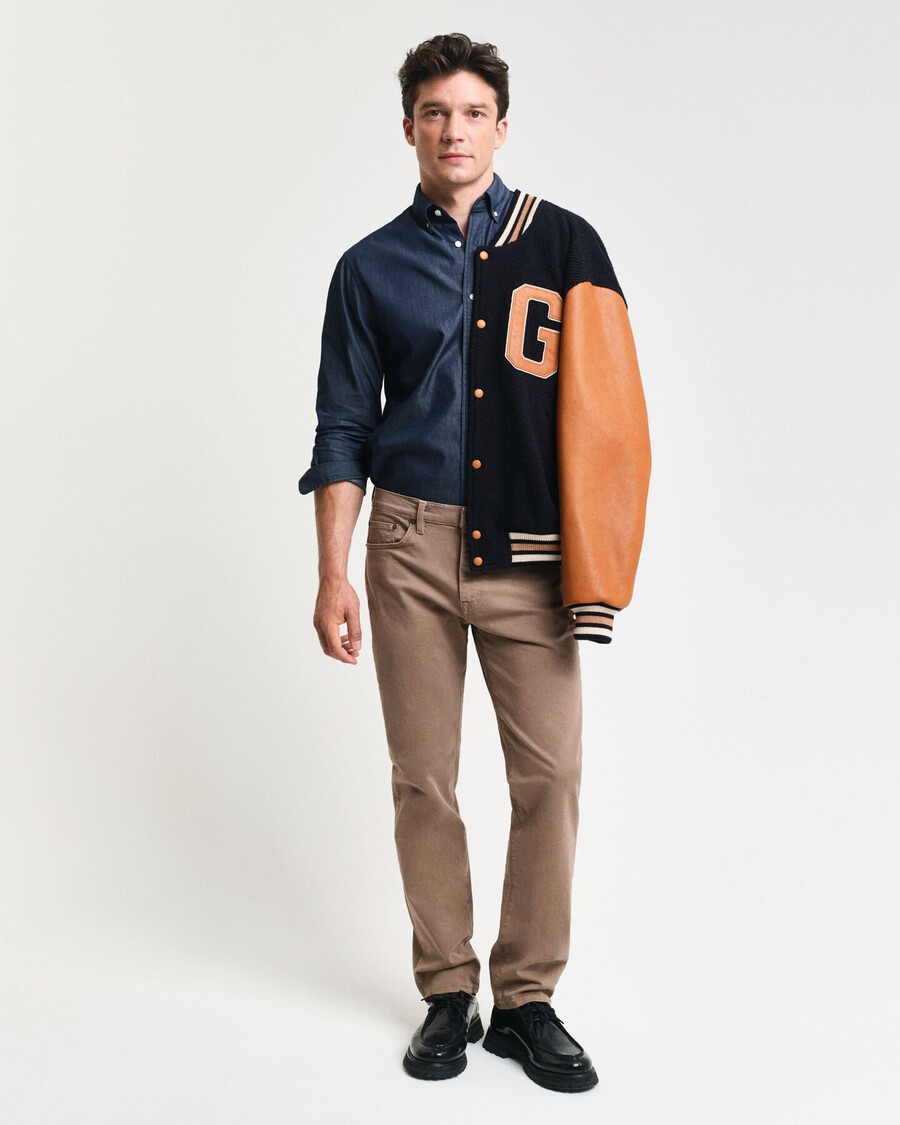 jeansy desert regular fit – pustynny brąz