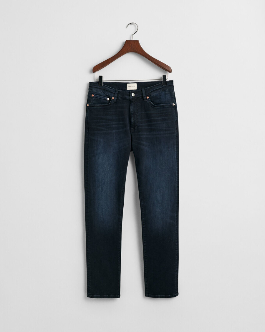 jeansy active recover extra slim fit – czarne vintage