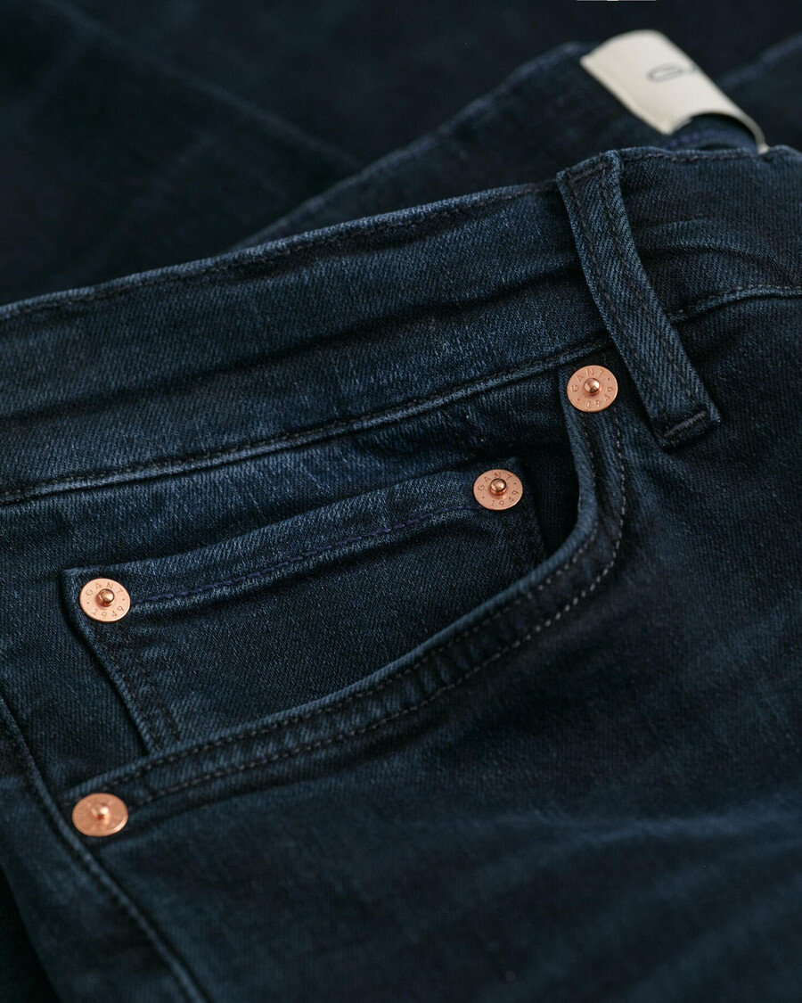 jeansy active recover extra slim fit – czarne vintage