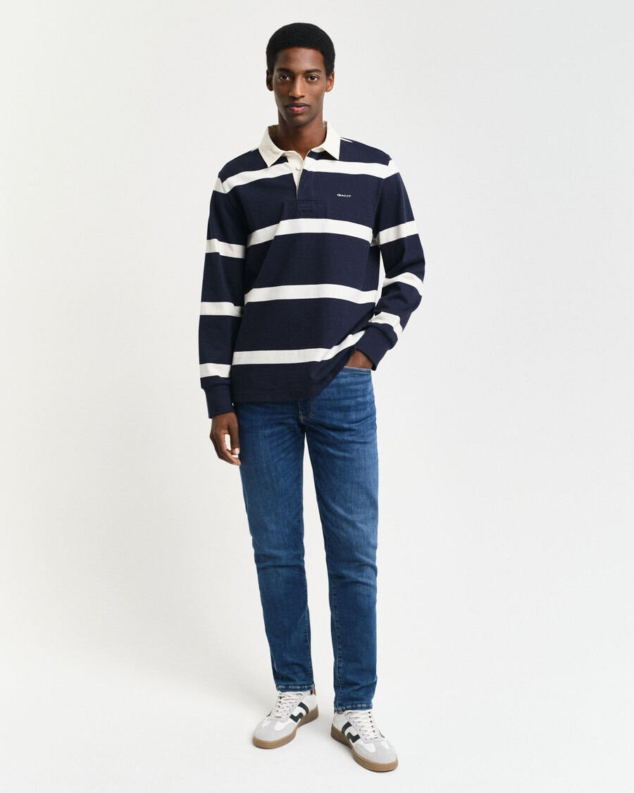 jeansy active recover extra slim fit – Średni niebieski