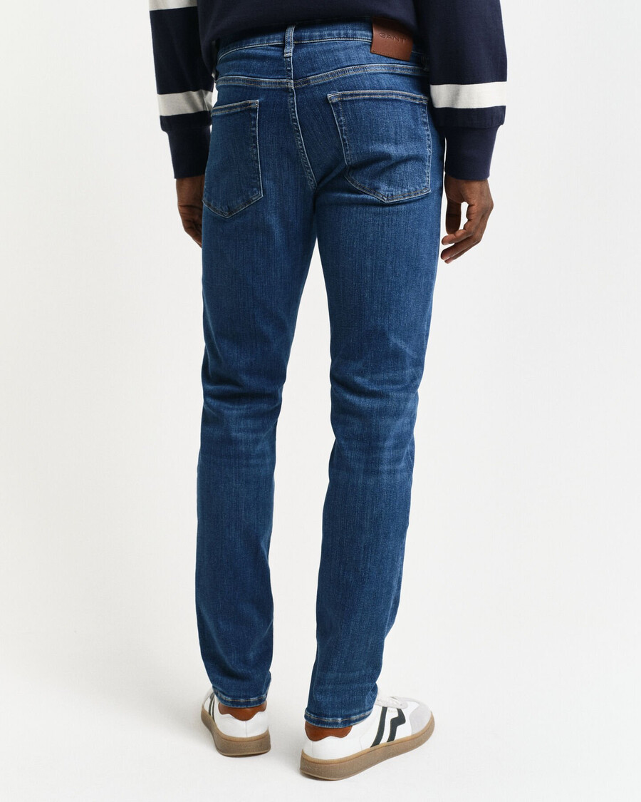 jeansy active recover extra slim fit – Średni niebieski