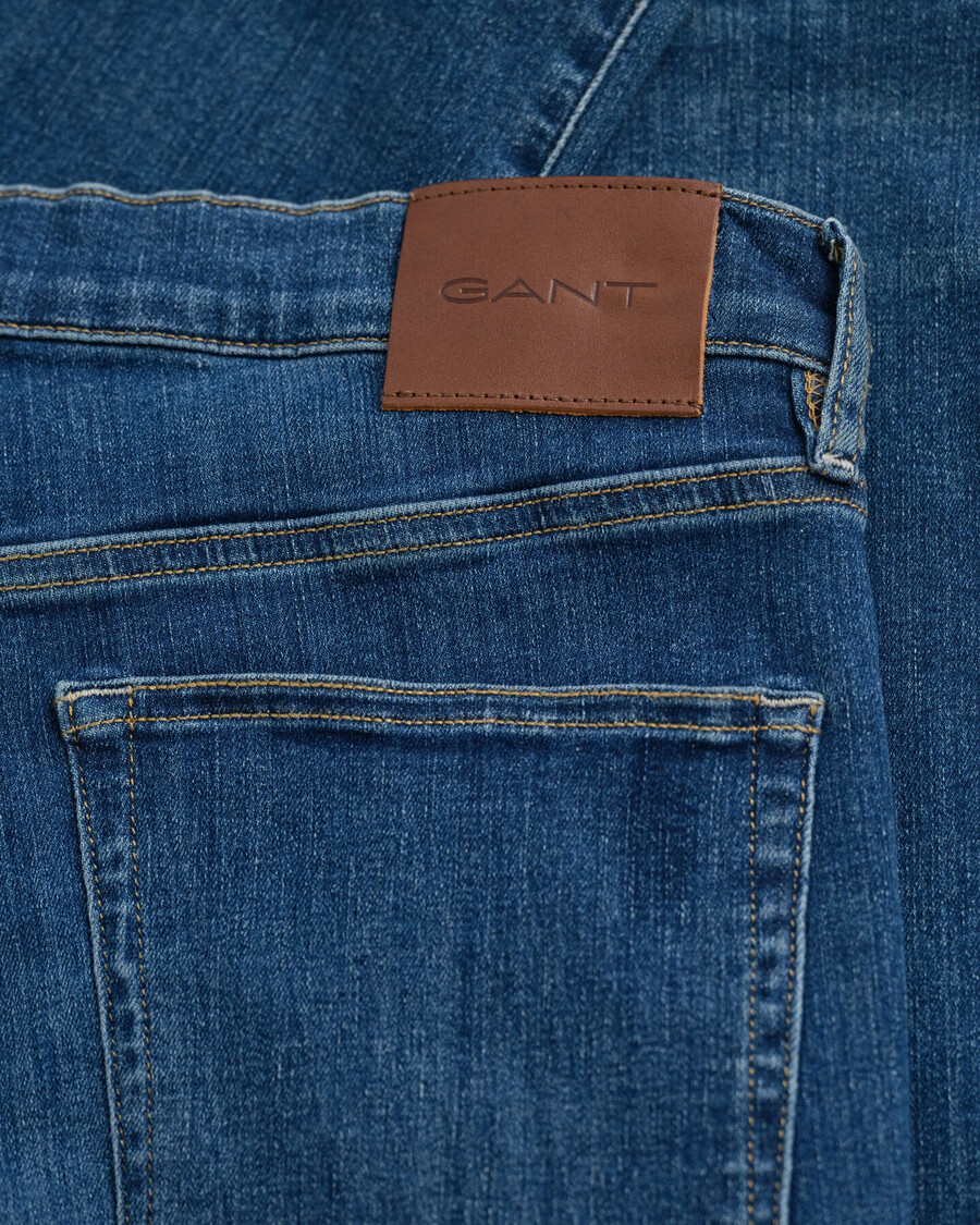 jeansy active recover extra slim fit – Średni niebieski