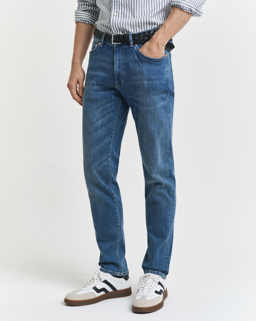 jeansy active recover extra slim fit – mid blue broken in