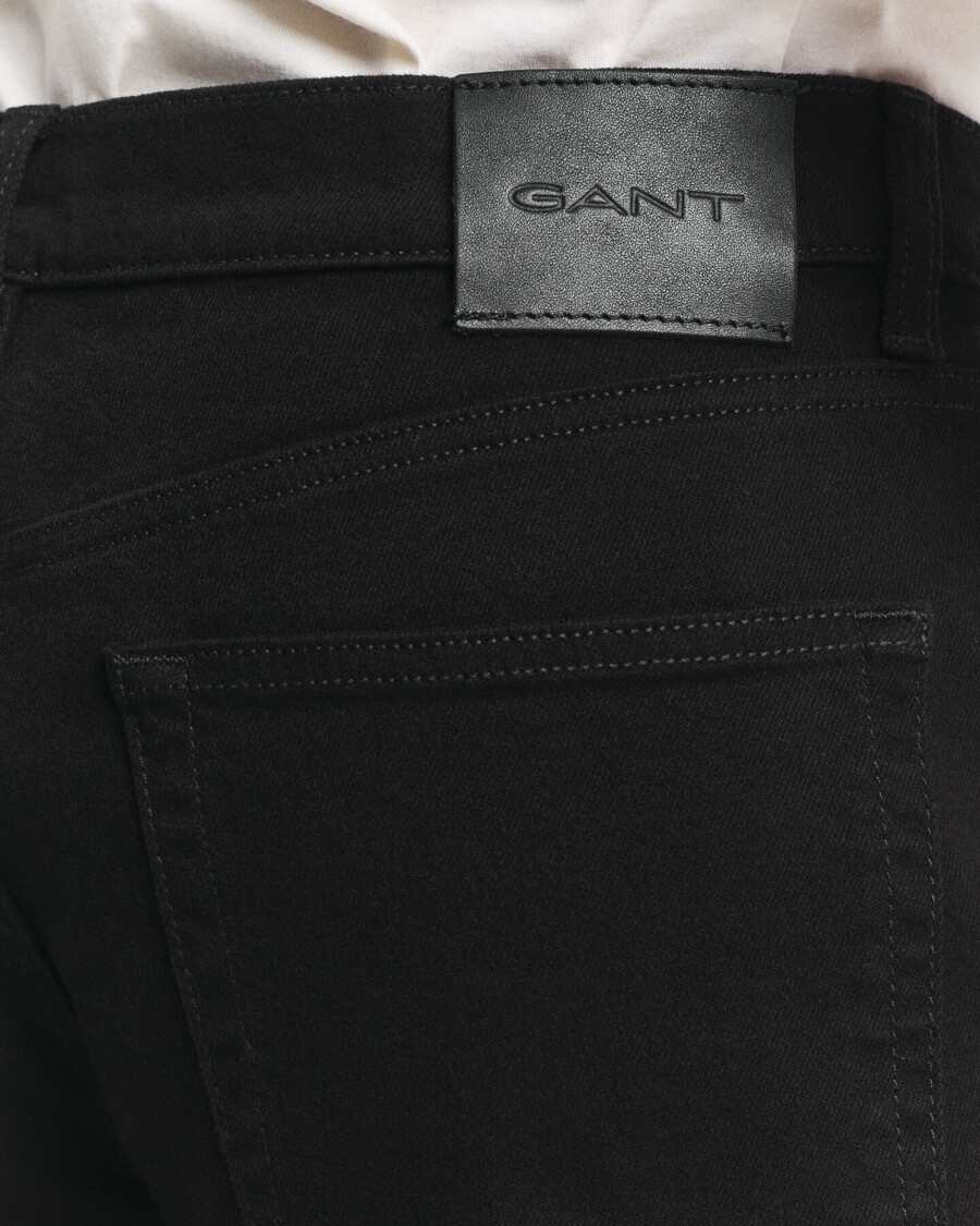 jeansy slim fit stay black – czarne