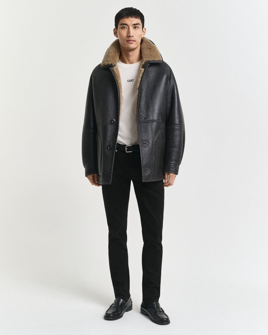 jeansy slim fit stay black – czarne