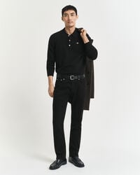 jeansy regular fit stay black – czarne