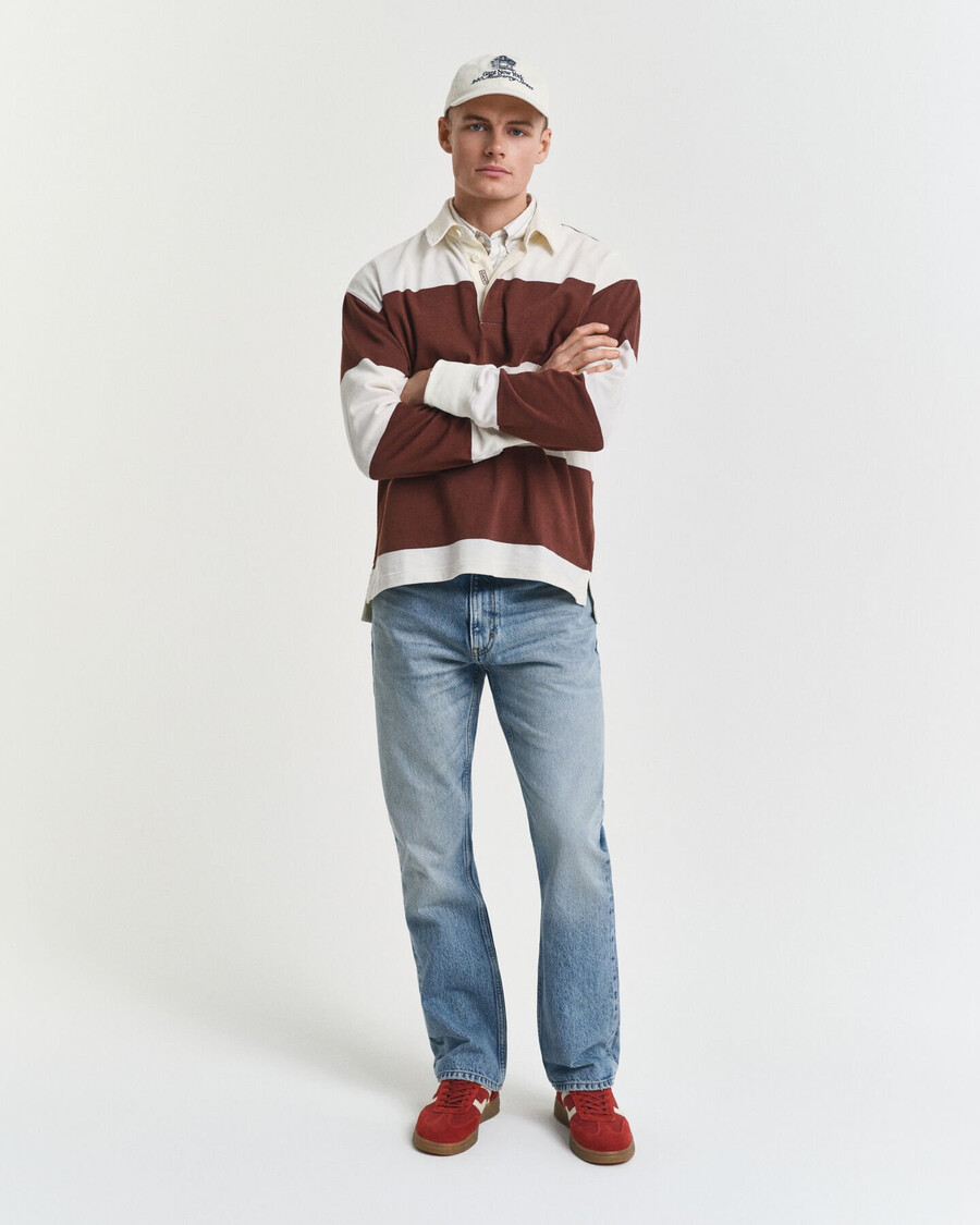 jeansy vintage washed bootcut - półjasnoniebieskie vintage