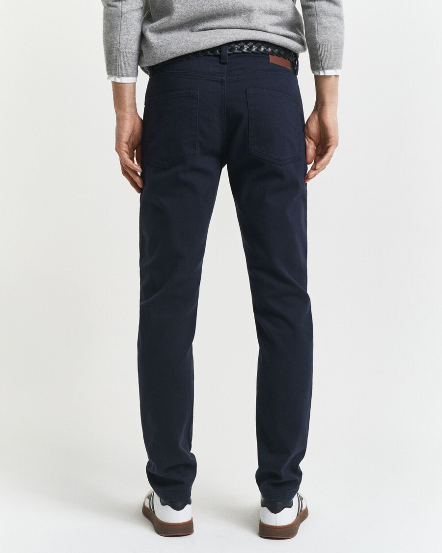 jeansy slim fit soft twill – wieczorowy błękit