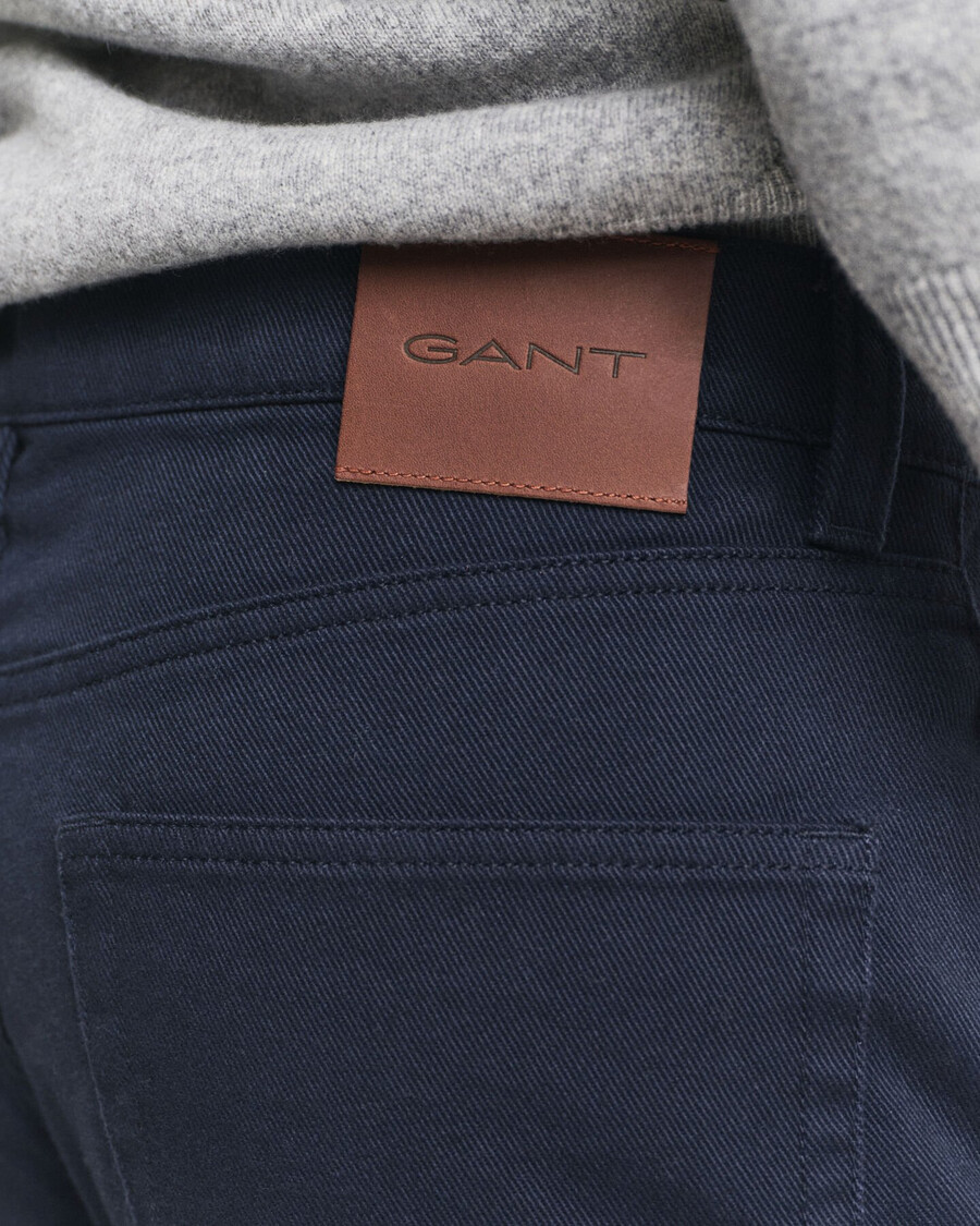 jeansy slim fit soft twill – wieczorowy błękit