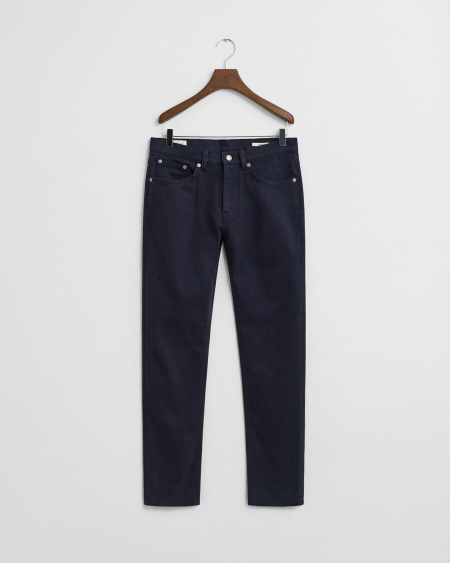 jeansy slim fit soft twill – wieczorowy błękit