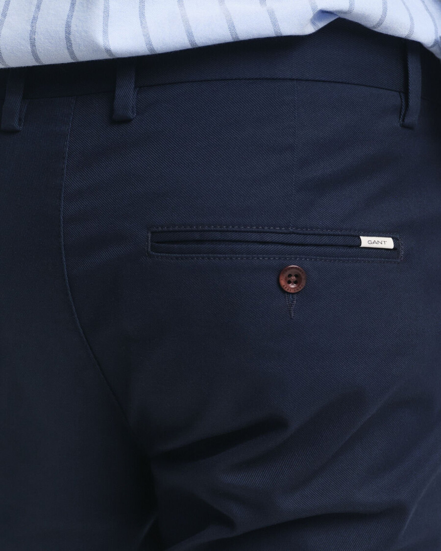 chinosy slim fit - marynarskie