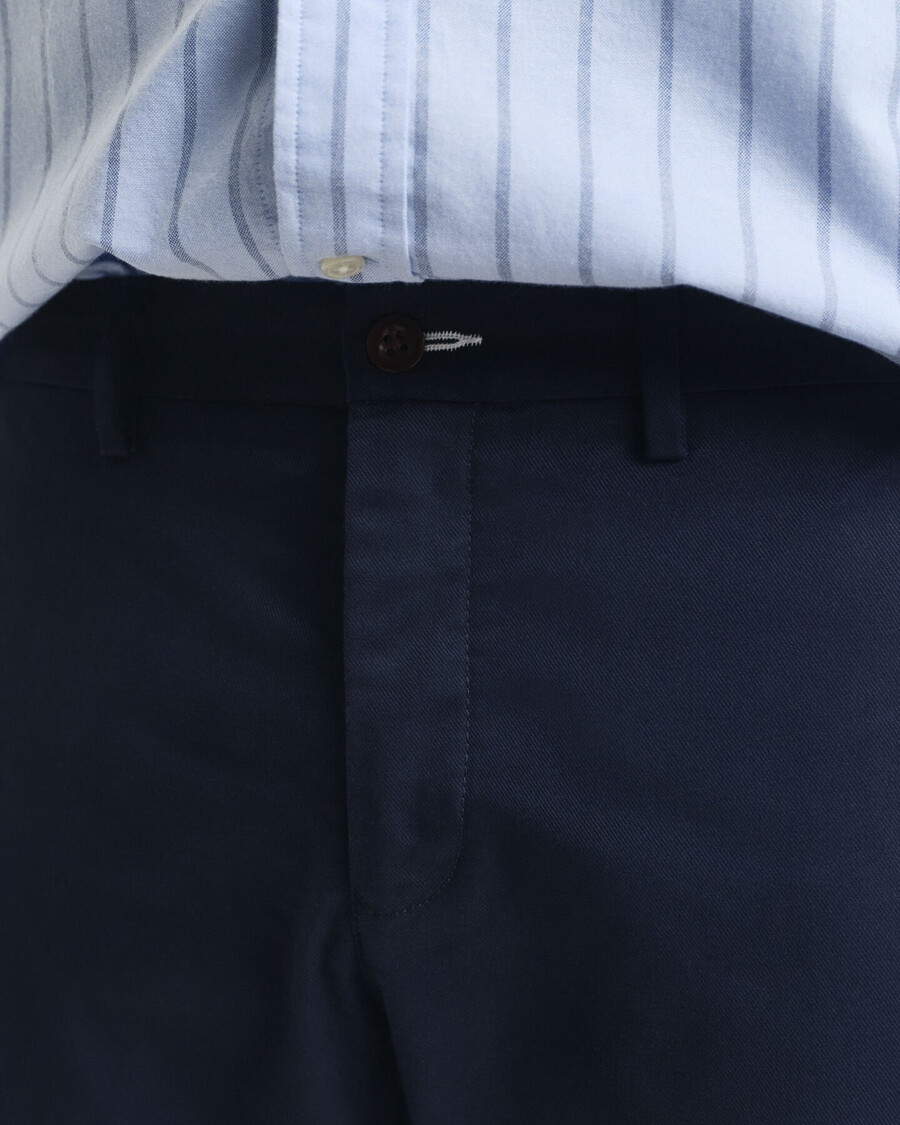 chinosy slim fit - marynarskie