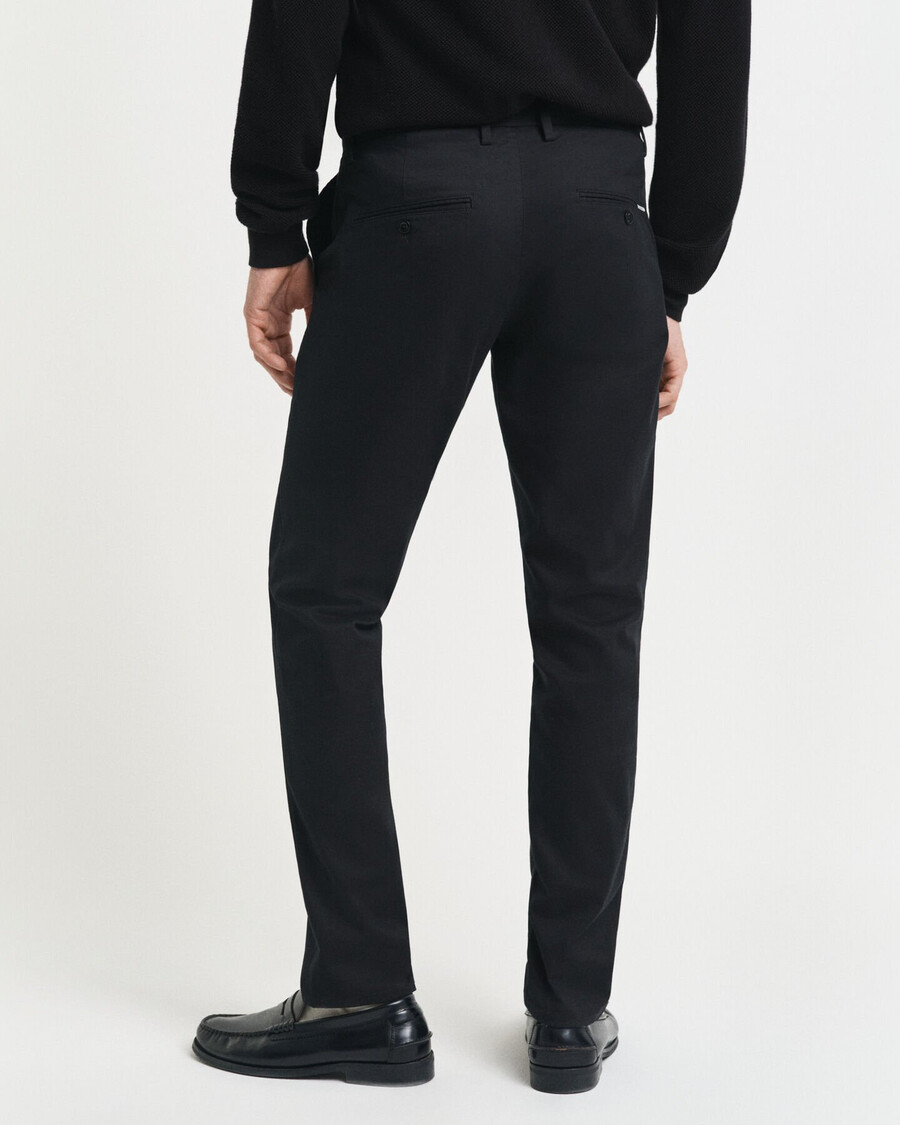 chinosy slim fit – czarne