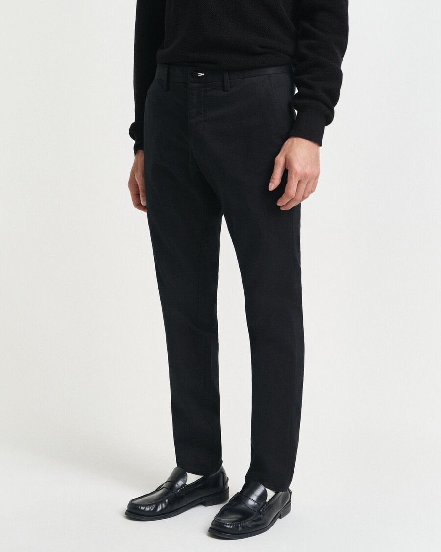 chinosy slim fit – czarne