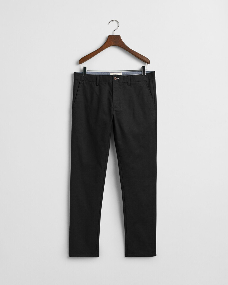 chinosy slim fit – czarne