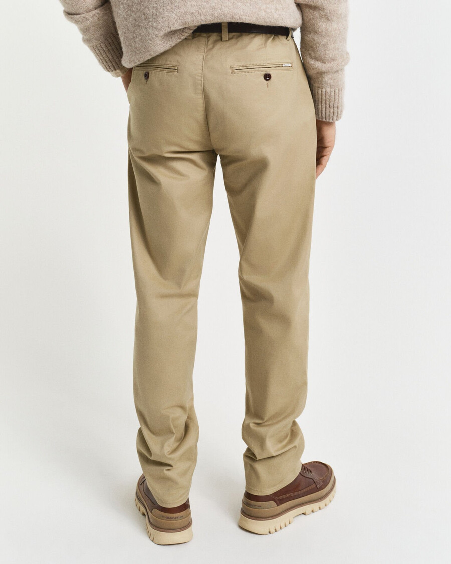 chinosy regular fit - ciemny khaki