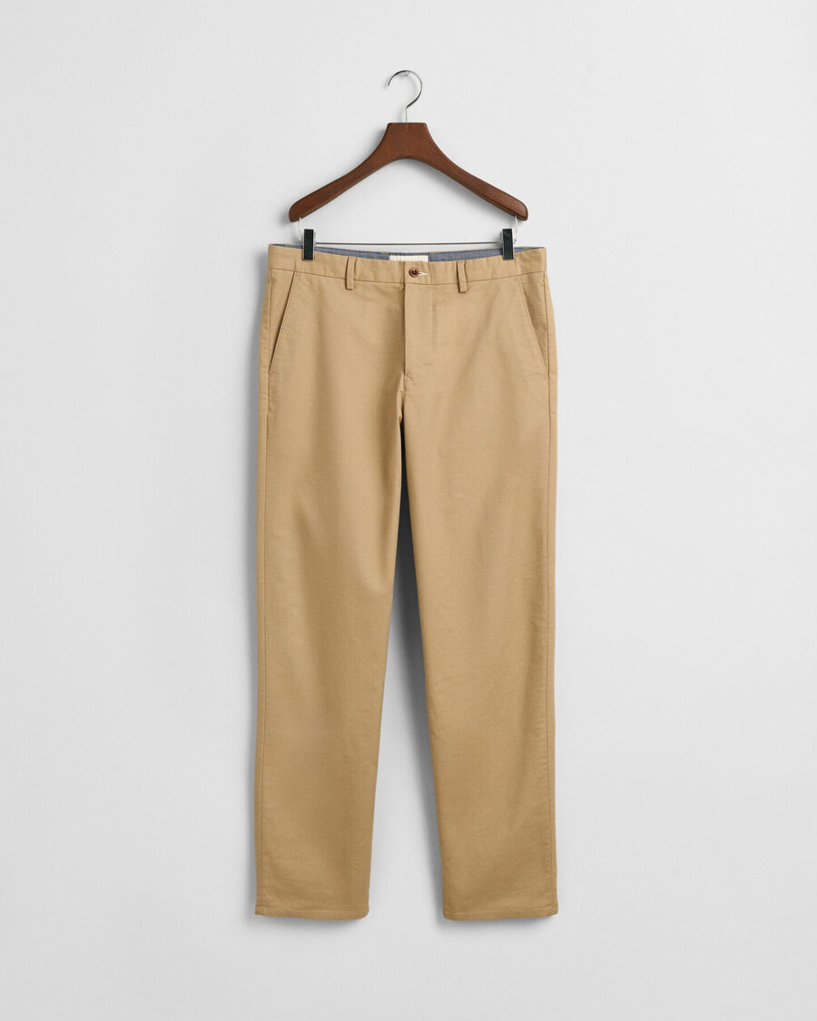 chinosy regular fit - ciemny khaki