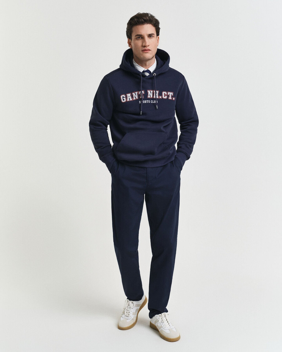 chinosy regular fit - marynarskie