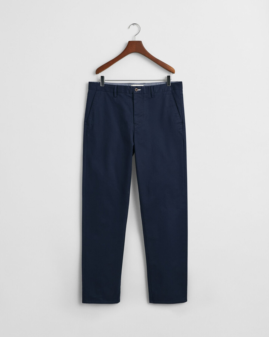 chinosy regular fit - marynarskie